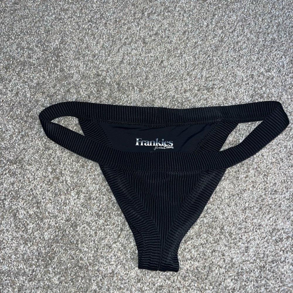Frankie's Bikinis Black Swim Bottom